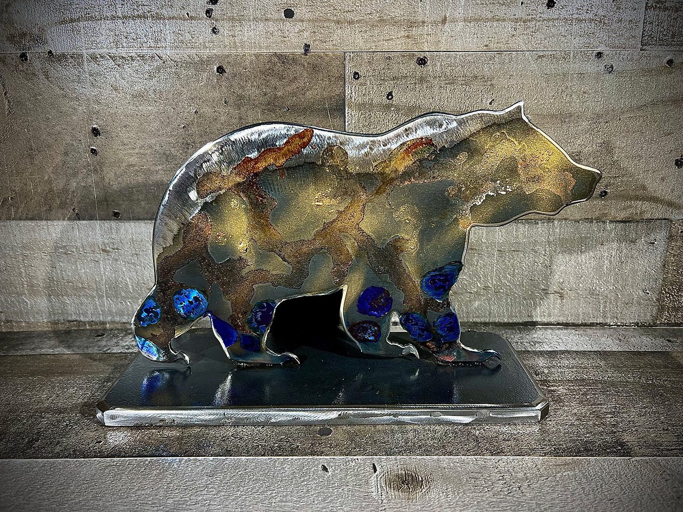 12-inch grizzly bear coffee table piece