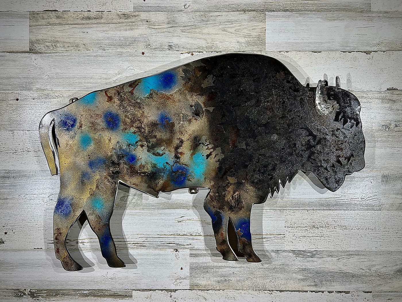 34-inch blue bison