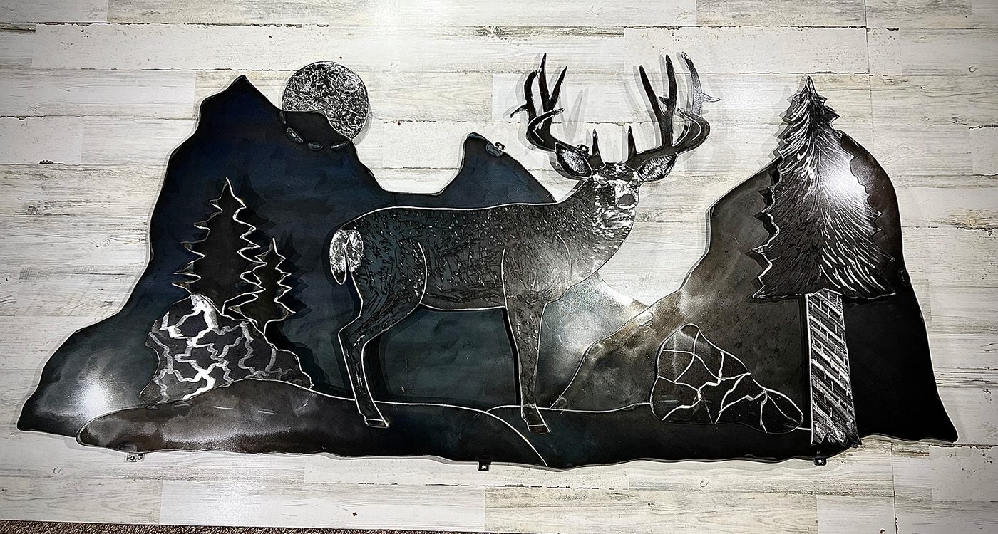 71-inch mule deer scene