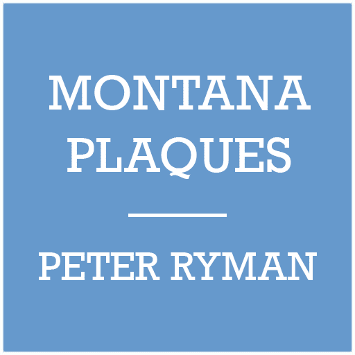 Montana Plaques - Peter Ryman