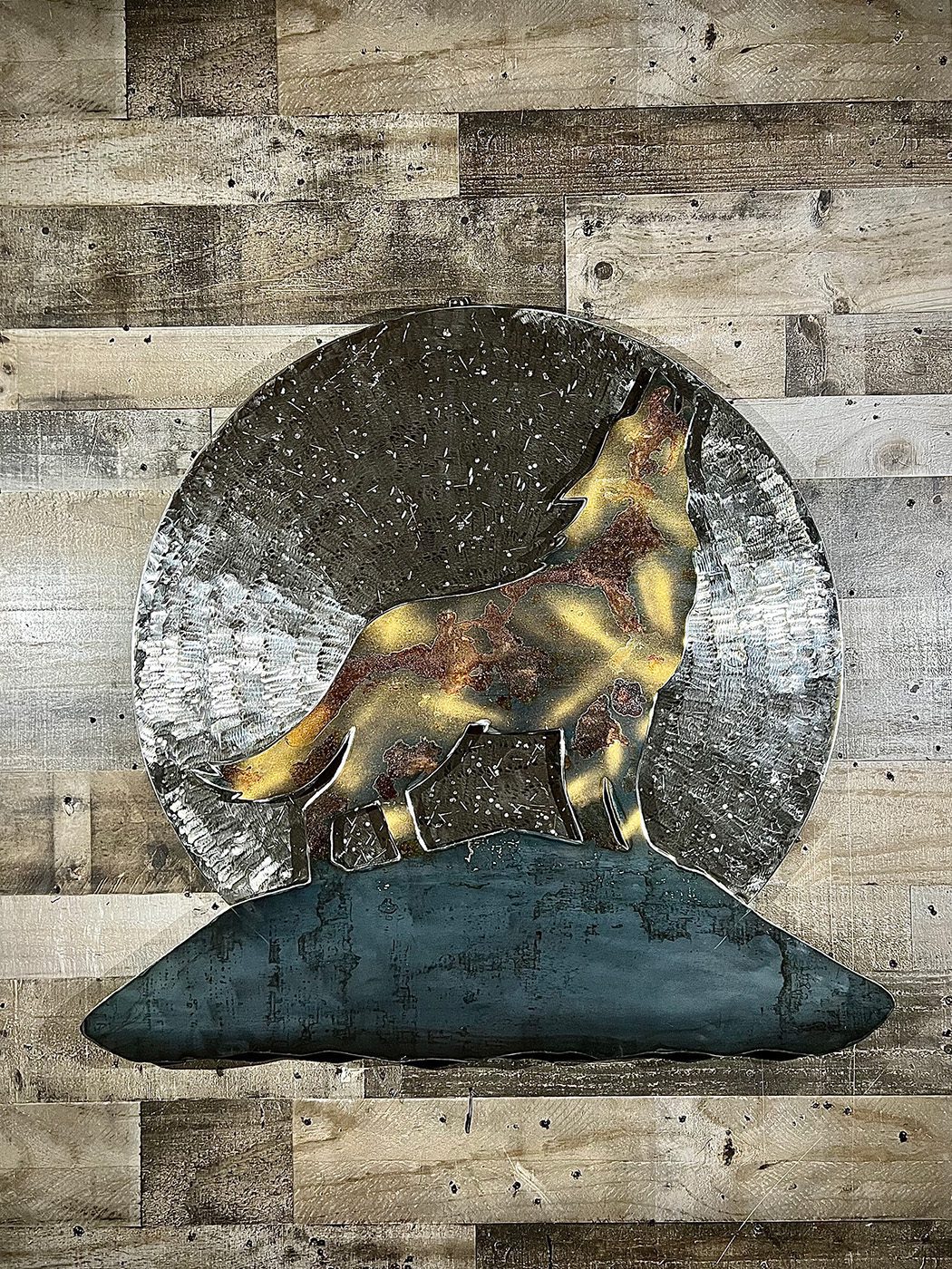Wolf moon scene